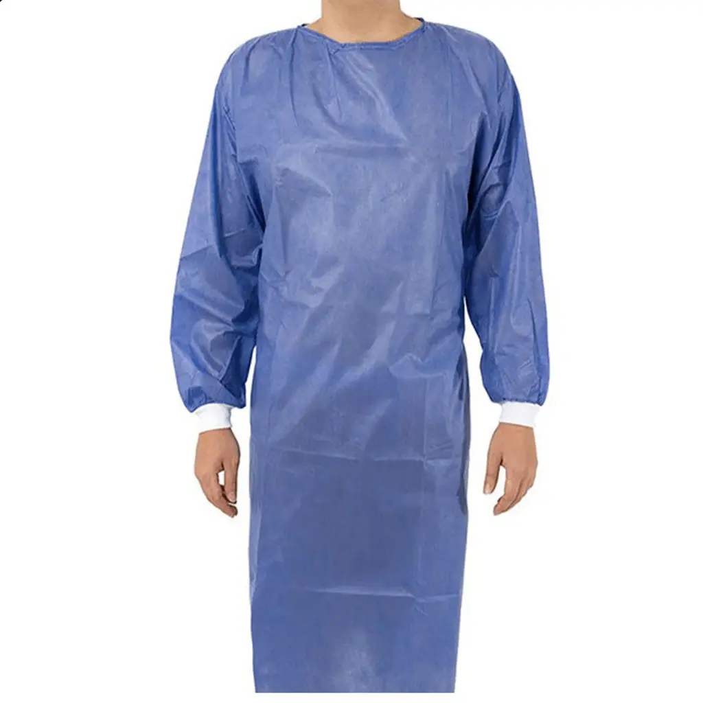 BATA CIRUJANO PUÑO BLANCO ALGODON (NO ESTERIL)