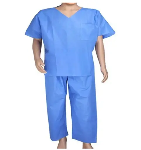 CONJUNTO PIJAMA CIRUJANO SPCL (CAMISA+PANTALON) EXTRAGRANDE NO ESTERIL 