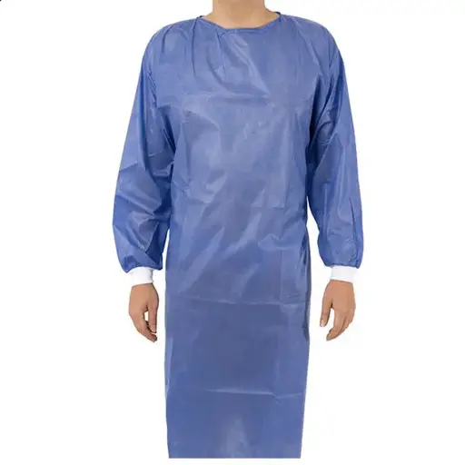 BATA CIRUJANO PUÑO BLANCO ALGODON (NO ESTERIL)